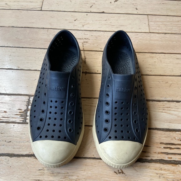 Navy Native Kids Slip-On Shoes - Picture 1 of 6